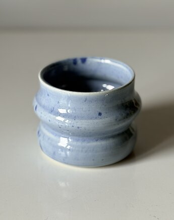 Kubek brzuszek / niebieski, ewi_pottery