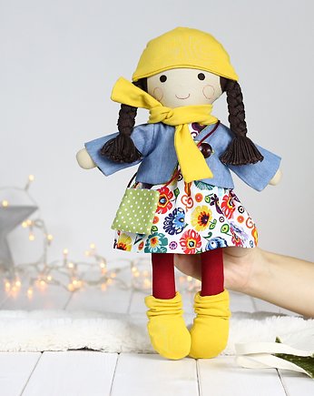 Lalka folkowa z kompletem ubrań, OSOBY - Prezent dla 3 latka