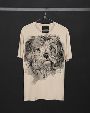 Maltese Dog Men's T-shirt hummus, OSOBY - Prezent dla niego