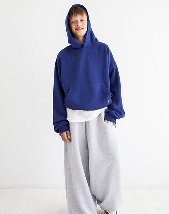 Niebieskie hoodie oversize, vavu