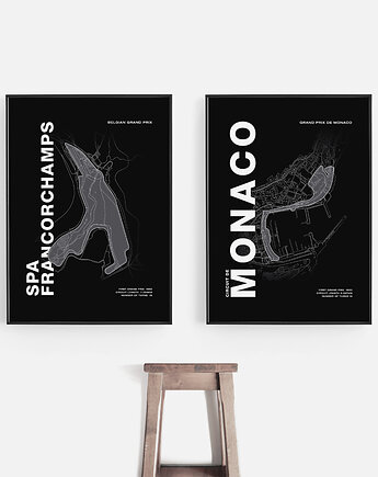 Tory wyścigowe - Zestaw 2 plakatów, Peszkowski Graphic