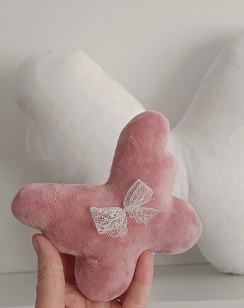 Poduszka ozdobna - maskotka - motyl (kolor, tkaniny), Little Angels