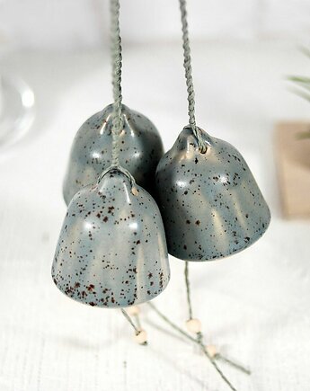 Ceramiczne dzwonki choinkowe, 10FingersArt