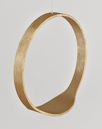 SWING N.1 GOLD BRASS wersja wewnętrzna w kolorze złotym, Iwona Kosicka Design