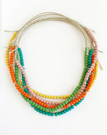 Kolory zestaw Naszyjników bez metalu, galeria nuit