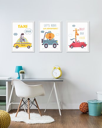 Plakaty dla chłopców, Autka, Samochodziki, Wallie Studio Dekoracji