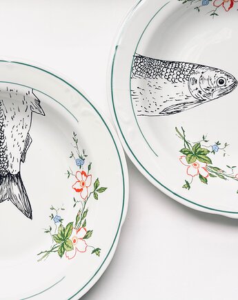 Ryby puzzle, arent plates