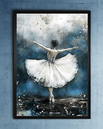 Baletnica - grafika na plakacie, JBJart Justyna Jaszke