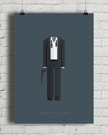Plakat James Bond - Casino Royale, minimalmill