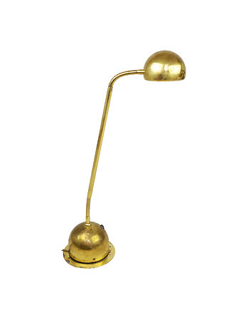 Złota lampa biurkowa, lata 80, OSOBY - Prezent dla dziadka