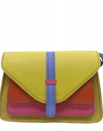 Torebka damska klasyczna elegancka skórzana na ramię pasek OLIVKA, Olivka Warsaw