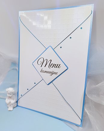 Menu komunijne, A4, Card Design World