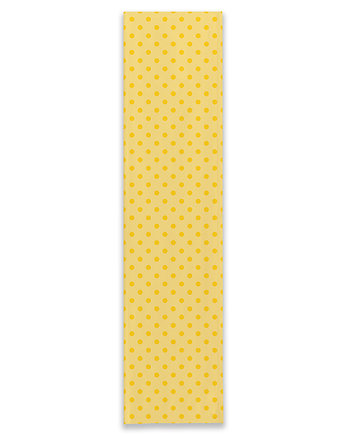 Bieżnik lniany - Żółte kropki, ASARTEM