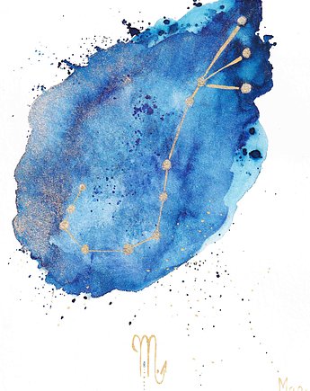 Plakat Gwiazdozbiór Skorpiona Znak Zodiaku SKORPION, My Moment