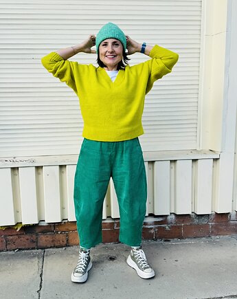 Sztruksowe barrel leg, Glucka