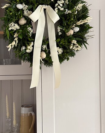 Wianek wiosenny/wielkanocny - HAPPY EASTER, MOM&SISdekorują