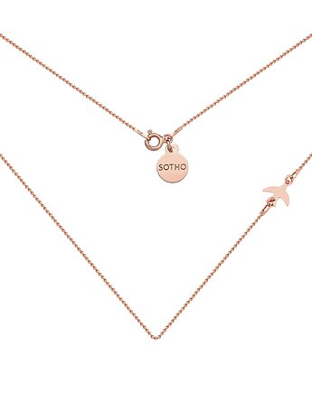Naszyjnik z różowego złota z jaskółką, SOTHO