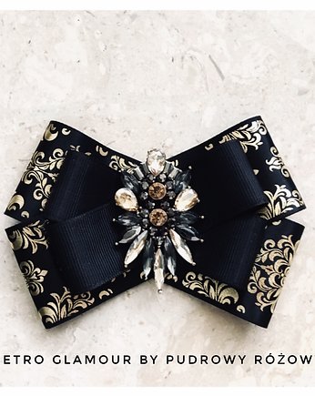 Brosza  Retro Glamour NEW, Pudrowy Różowy
