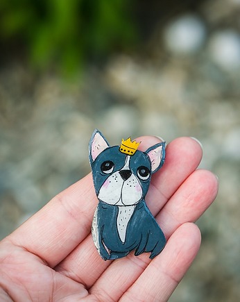 Broszka z buldożkiem Włodkiem, Pintura