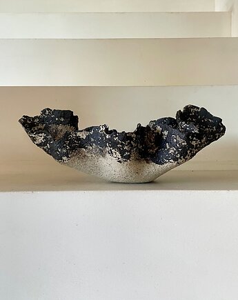 Duża misa ceramiczna rzeźbiarska Obiekt organiczny handmade, Vanya.arte