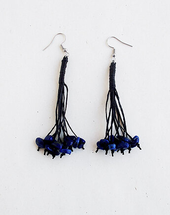 Lapis lazuli kolczyki Nature, galeria nuit