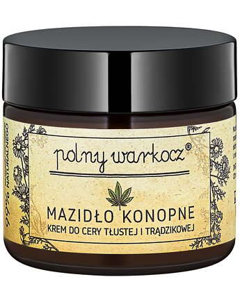 Mazidło Konopne Krem do Cery Tłustej i Trądzikowej Polny Warkocz 50ml, Polny Warkocz