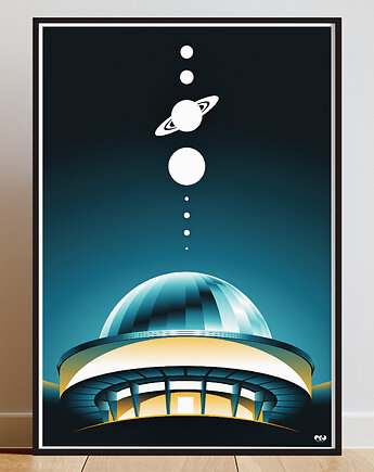 Plakat Planetarium Śląskie - The Dark Side, OKO MI SKOKO