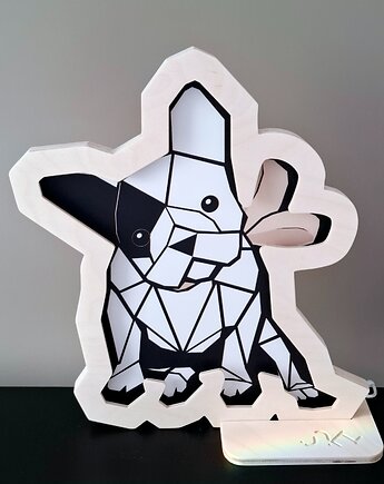 Lampka nocna Unky - BULDOG beż, UNKY