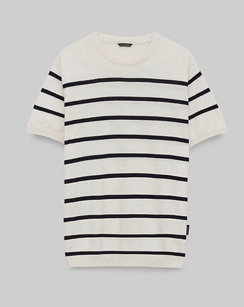T-shirt positano biały b1, BORGIO