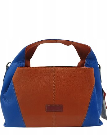 Torebka damska skórzana do ręki ze skrawków skór elegancka kolorowa OLIVKA, Olivka Warsaw