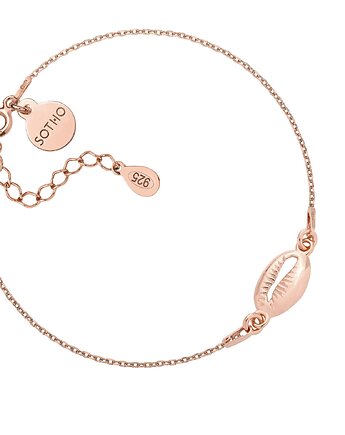 Bransoletka z różowego złota z muszelką, SOTHO