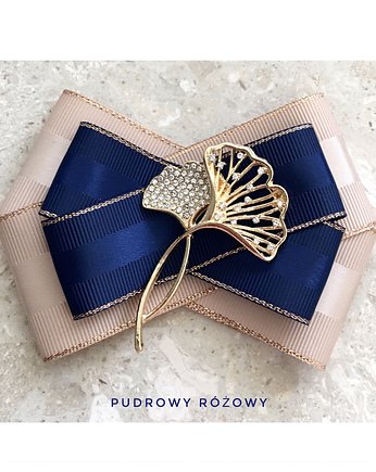 Brosza GINKO Nowość Glamour, Pudrowy Różowy