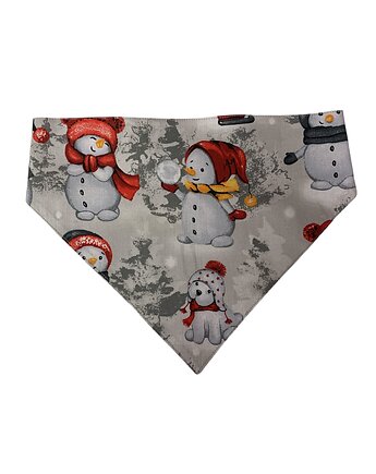 Bandana dla psa na gumce  świąteczna rozmiar XL (60-68cm), Psia szafa