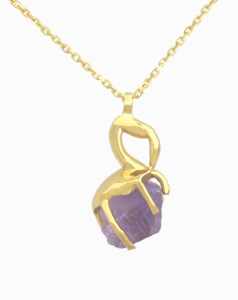 Naszyjnik "Flaming Z Surowym Ametystem", Ker Jewellery