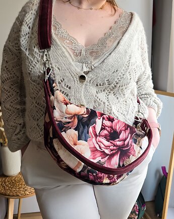 Torebka Półokrągła Luna w Piwonie, Poplećmy Sobie