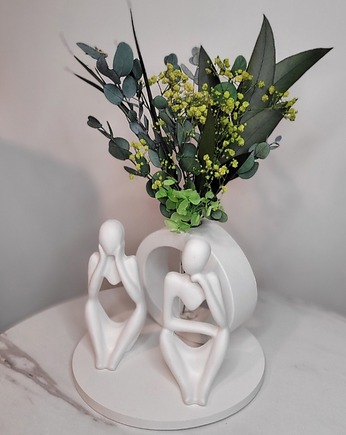 Stylowa dekoracja ze stabilizowanymi roślinami, Florals&Moss