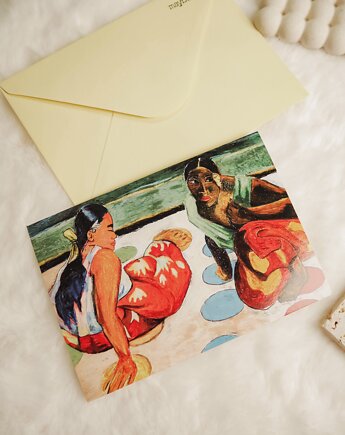 Pocztówka Ilustracja  Kobiety z Tahiti, Maybe Jwlr