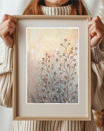 Oryginalna akwarela. Łąka A3, Malgorzata Domanska