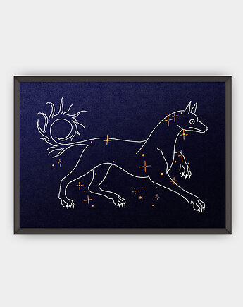 Plakat Cosmo Dog, megurum.art