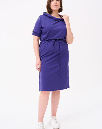 Sukienka Marya Plus Size Atrament, blue shadow