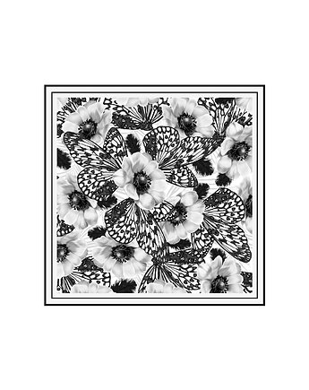 Jedwabna chusta premium, 130cm - 130cm, Lenart View