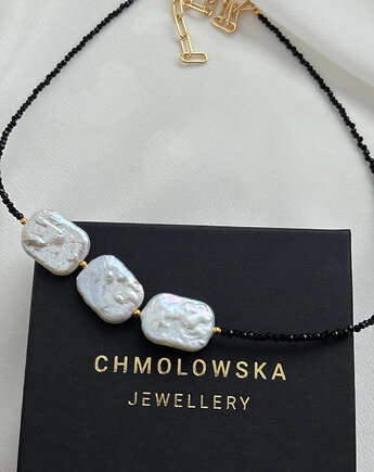 Naszyjnik Onyks z perłą, Chmolowska Jewellery