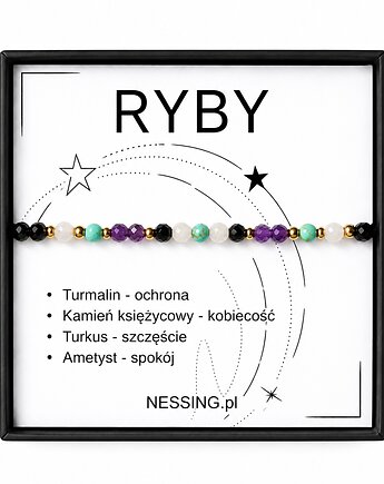 RYBY bransoletka zodiakalna, NESSING handmade