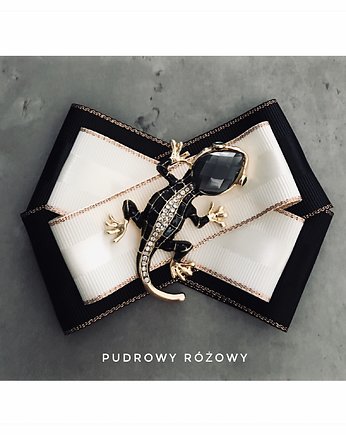 Brosza z Jaszczurką WILD COLLECTION New, Pudrowy Różowy