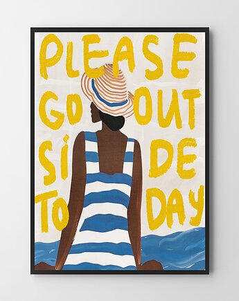 Plakat Plaża ilustracja, HOG STUDIO