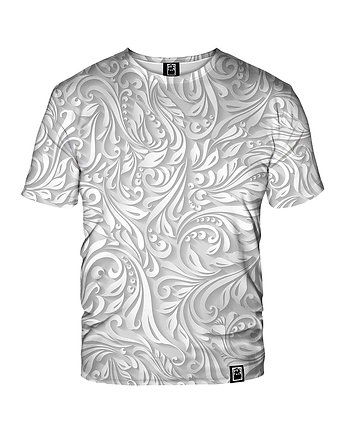Męski T-shirt DR.CROW White Paisley, DrCrow
