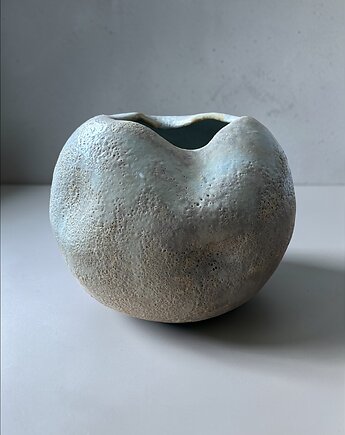 Duży wazon obiekt ceramiczny kula KAMIEŃ, umi ceramika