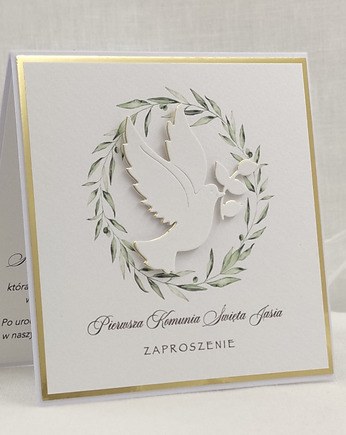 Zaproszenia na Komunię, wzór 38A, Anna Art and Crafts