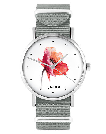 Zegarek yenoo - Mak - szary, nato, yenoo