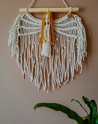 Anioł stróż makrama XL łapacz snów, Hygge Macrame